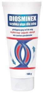 Diosminex szybka ulga dla nóg - żel w tubce