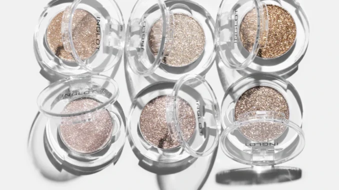 Inglot cienie shimmer glow eyeshadow all 4
